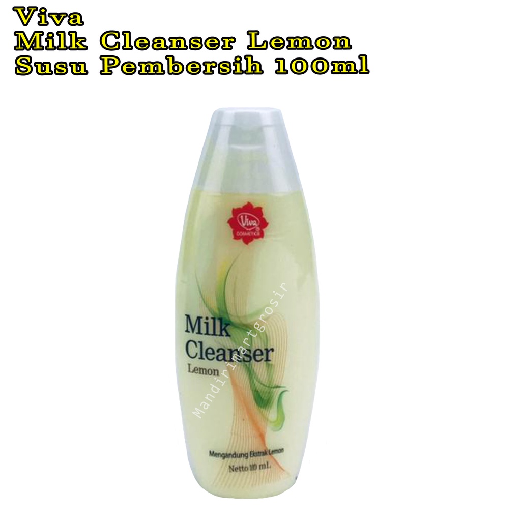 Milk Cleanser Lemon *Viva * Susu Pembersih * 100ml