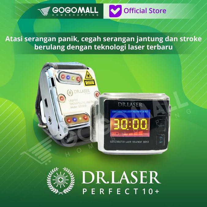 NEW PRODUCT NEW DR LASER PERFECT 10 PLUS + LASER PAIN PAD 9 HOLE - ASLI GOGOMALL DX88