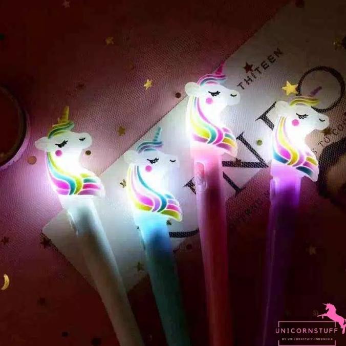

Bolpoin lampu unicorn