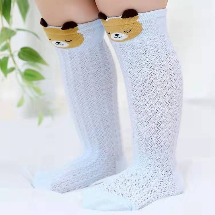 HIPPO LAND Kaus Kaki Bayi/Kaus Kaki Bernapas Musim Panas/Kaus Kaki Nyamuk Bernapas/Kaus Kaki Bayi/Kaus Kaki Anakkaos kaki bayi panjang kaos kaki bayi anti nyamuk 105-106