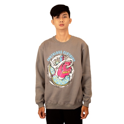 FORTGLASS Milk Sweater Premium Pria Lengan Panjang / Sweatshirt unisex By Fortklass