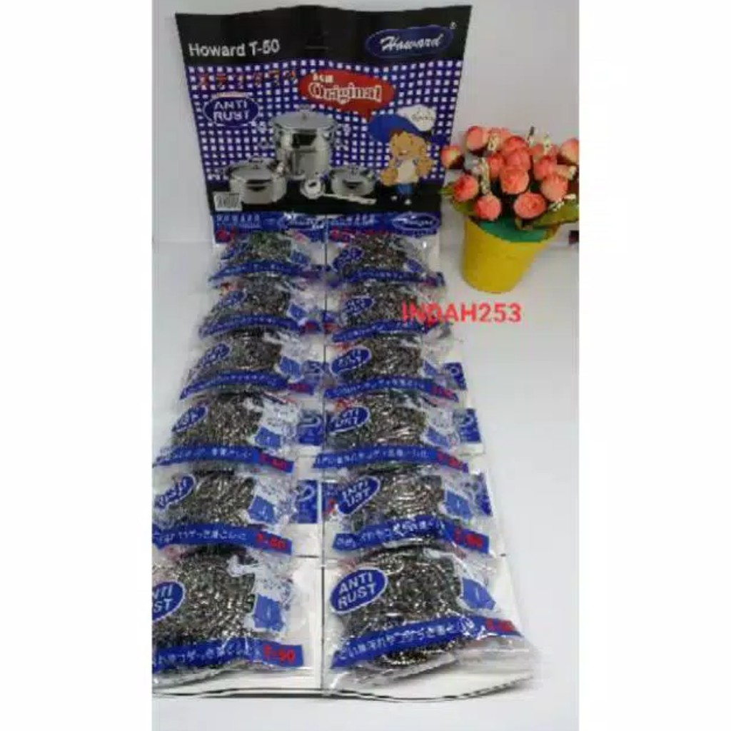 12pcs sabut kawat 15gram anti karat