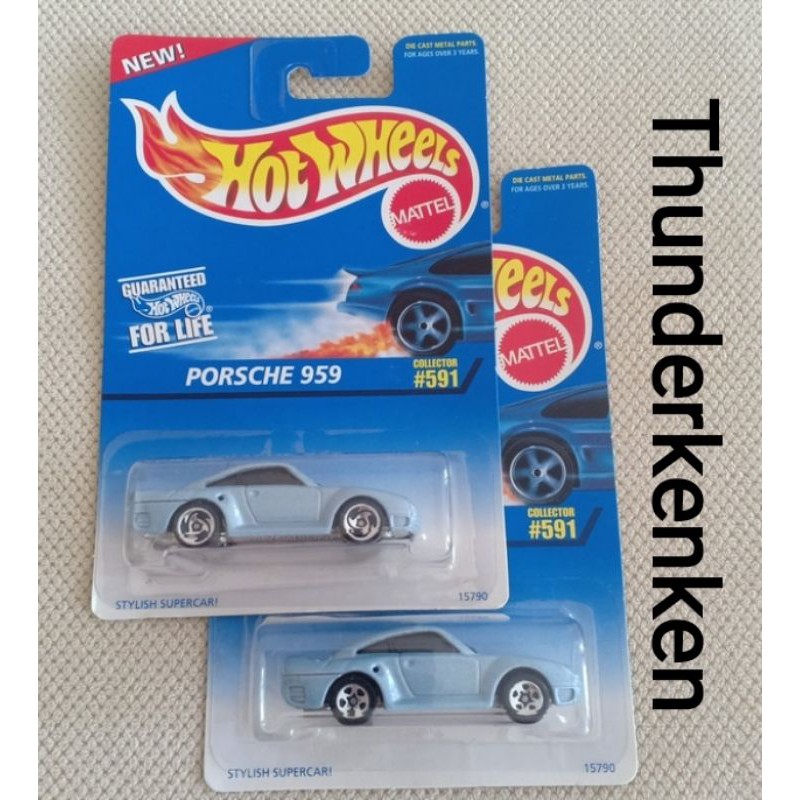 Hot Wheels Paket Porsche 959 Varian Velg