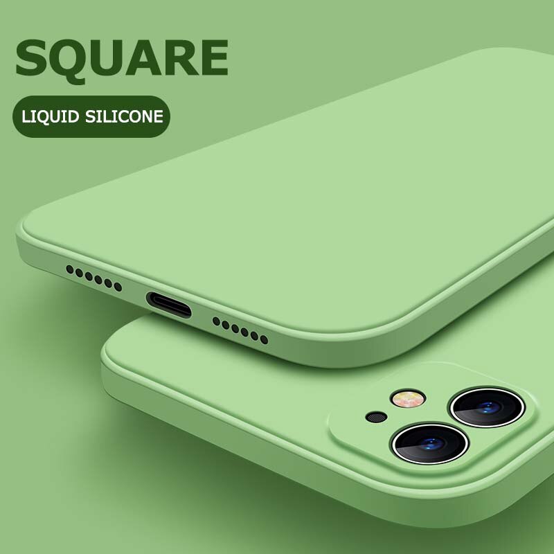 Soft Case Bahan Silikon Warna Polos Untuk Iphone 11 Pro
