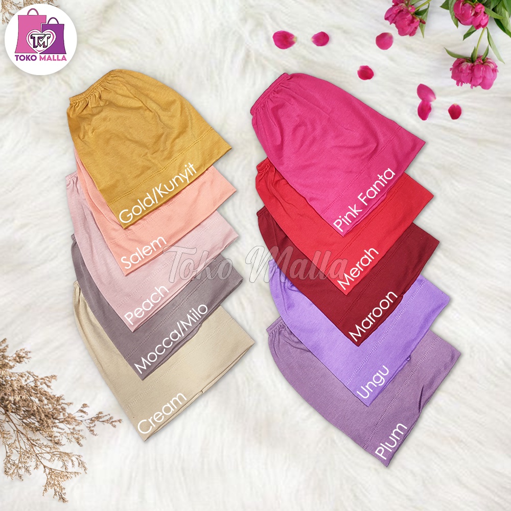 Ciput Arab Dewasa Dalaman Badana Kaos Cepol Hijab Muslim Turki Anti Budek Daleman Siput Jilbab Insta