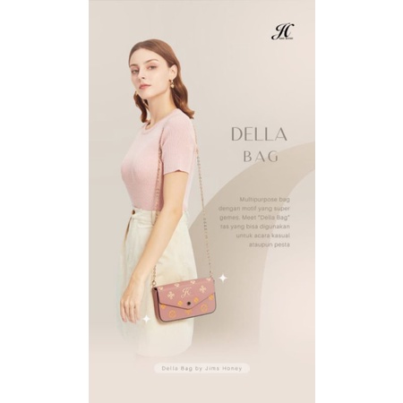 Della mini bag jimshoney tas slempang unik lucu murah shoulder bag