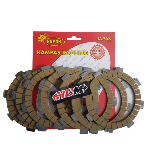 KAMPAS KOPLING COPLING FR80 FR 80 NEPON NEPPON RACING ORI ORIGINAL ASLI ISI 7 PC JAMINAN ORIGINAL NEPON NPP 15300-35300-007 PARTS