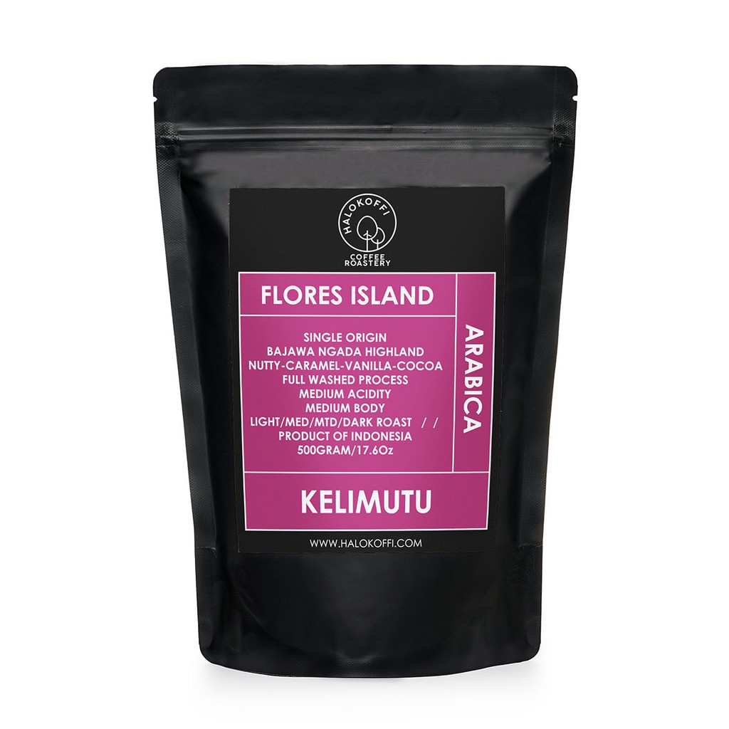 

Kopi Arabika Flores Bajawa/Kelimutu Biji / Bubuk / 100gr /250gr / 500gr/ Halokoffi