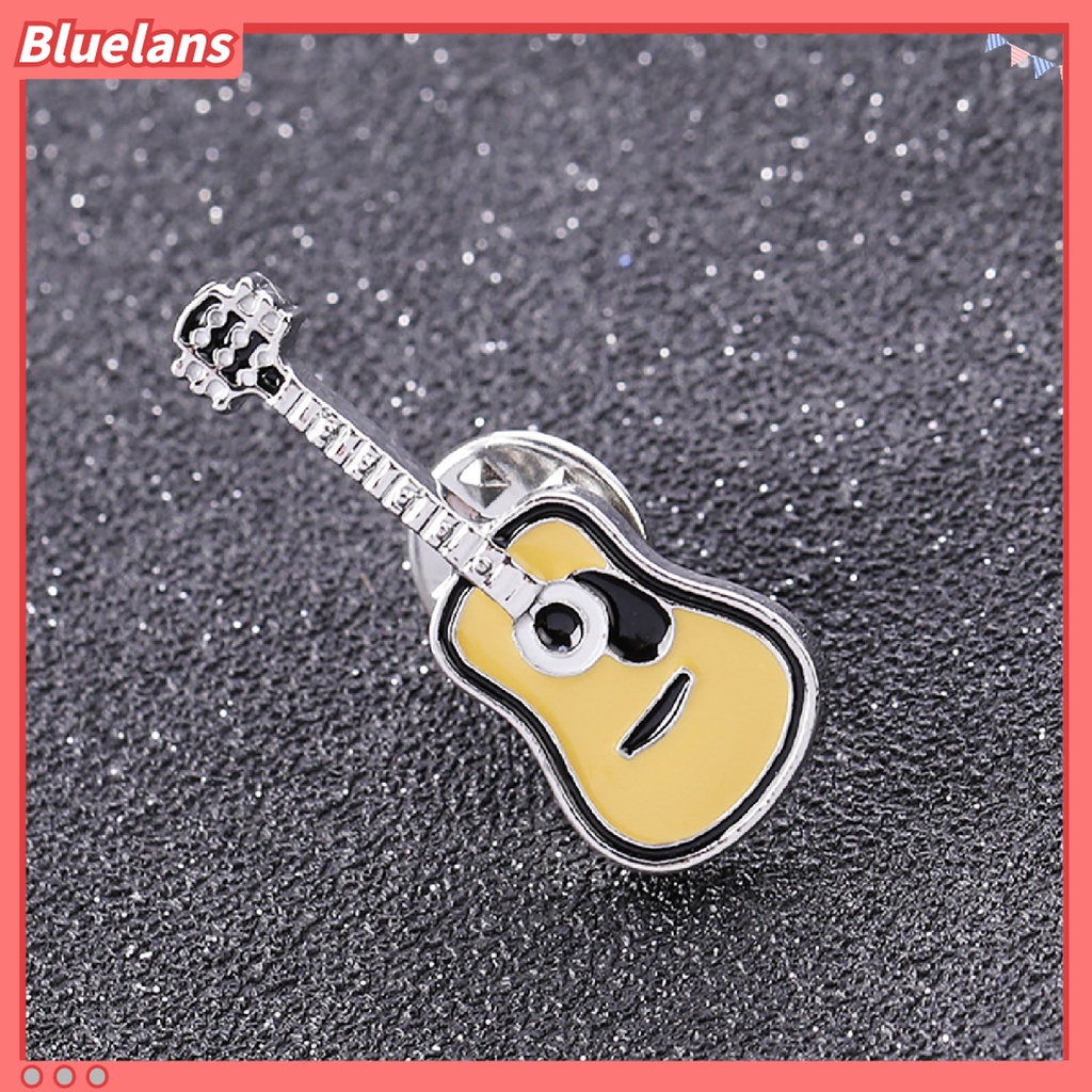 Pin Bros Enamel Bentuk Gitar Untuk Unisex