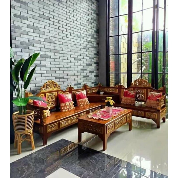 KURSI TAMU, FURNITURE, KURSI TAMU JATI, KURSI TAMU MURAH