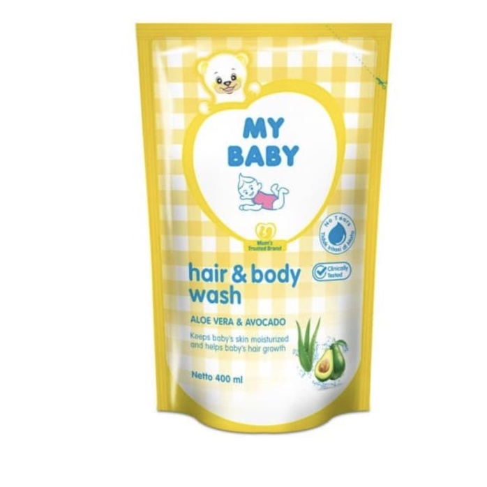 My Baby Hair &amp; Body Wash [ Refill / Botol ]