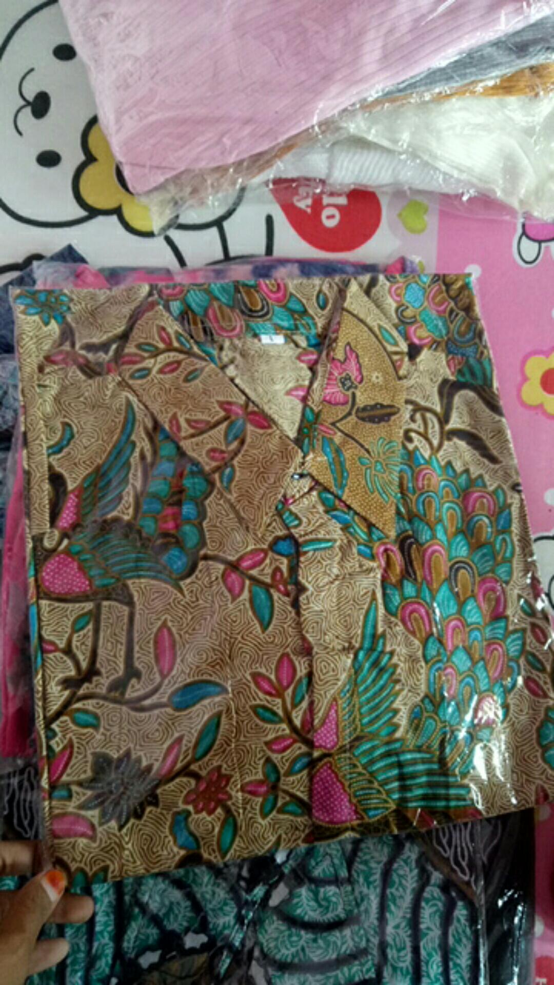 Bswartbatik Hrb026 Kenongo Hem Pendek Padi Pekalongan M L Xl Batik Pria Murah Moderngrosir