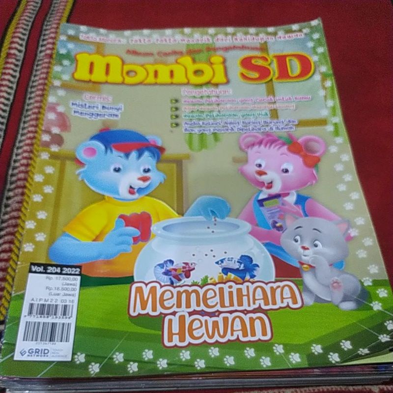 BARU majalah MOMBI 2021/2022 anak2 TK DAN SD-mombi SD 204, 2022