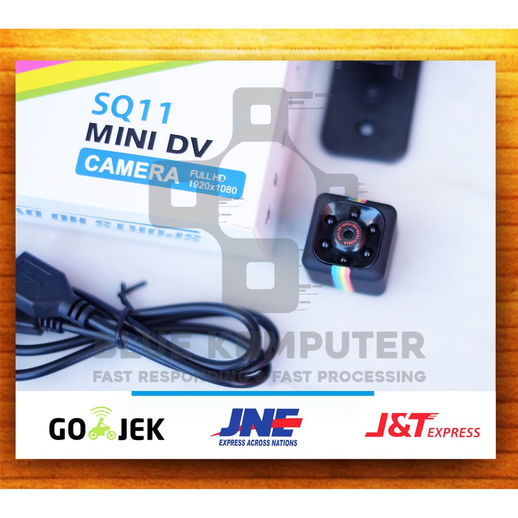 Bluekomputer - kamera Cctv mini dv SQ11 FULL HD 1080 ORIGINAL SQ11 - Termurah COD