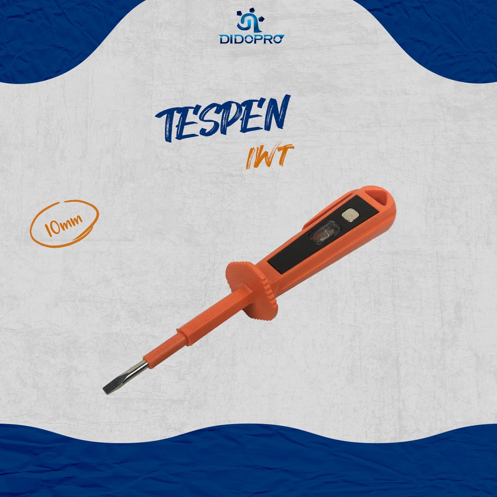 TESPEN AC 15CM IWT MADE IN GERMANY OBENG listrik TEST PEN pendek 15 cm BAGUS HARGA 1PC