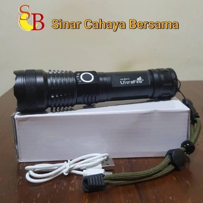 Senter LED XHP 50 Ultrafire Cree USB Charging