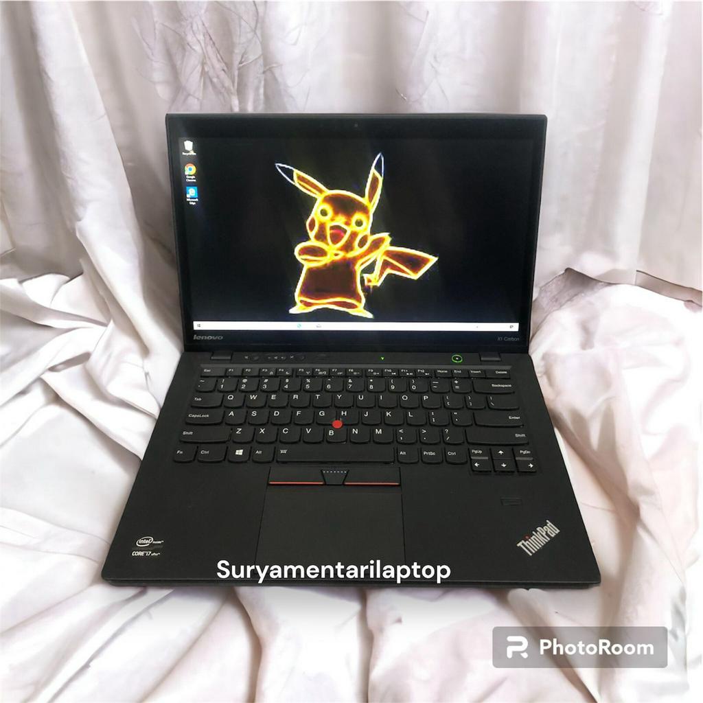 Laptop Lenovo Thinkpad X1 Carbon 1st Core i5/i7 Gen 3 Layar 14 Inch - Murah, Mulus, Bergaransi, Coco