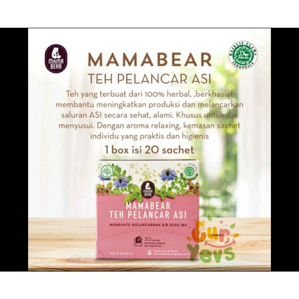 MamaBear Teh Pelancar ASI / Teh Mama bear / Mama bear teh / ASI Booster Tea