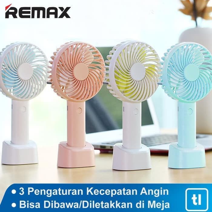 Remax RT-EM17 Kipas Angin Wireless Portable Charging Fan Charging Base