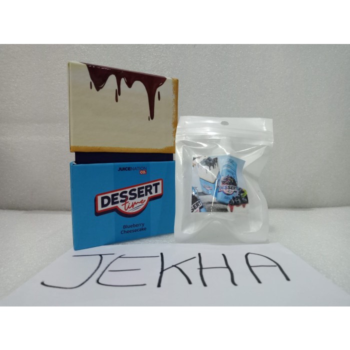 ecer eceran ketengan JUICENATION DESSERT TIME BLUEBERRY CHEESE 3MG 6MG