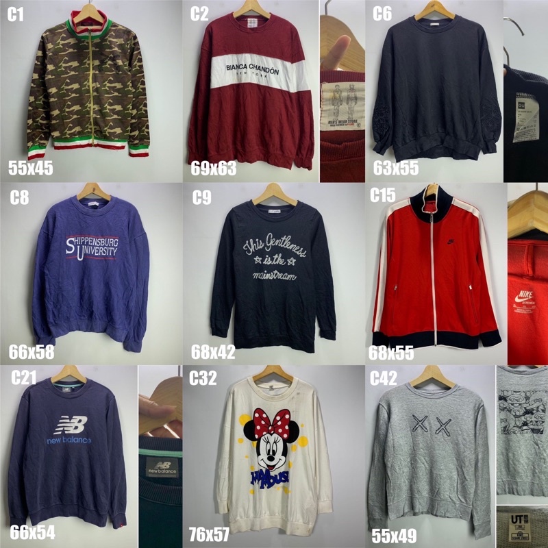 Crewneck Sweater dan Cardigan Part 1