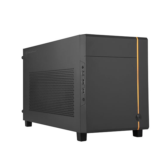 Case Silverstone Sugo SG14 (Mini ITX, Black, Atx Psu) Casing SG 14