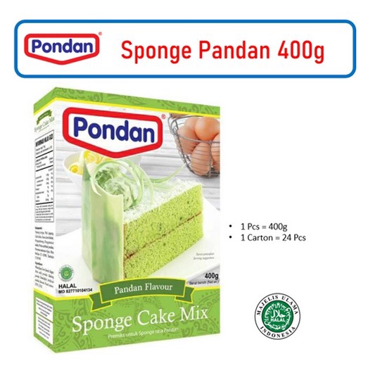 

Pondan Sponge Pandan 400g