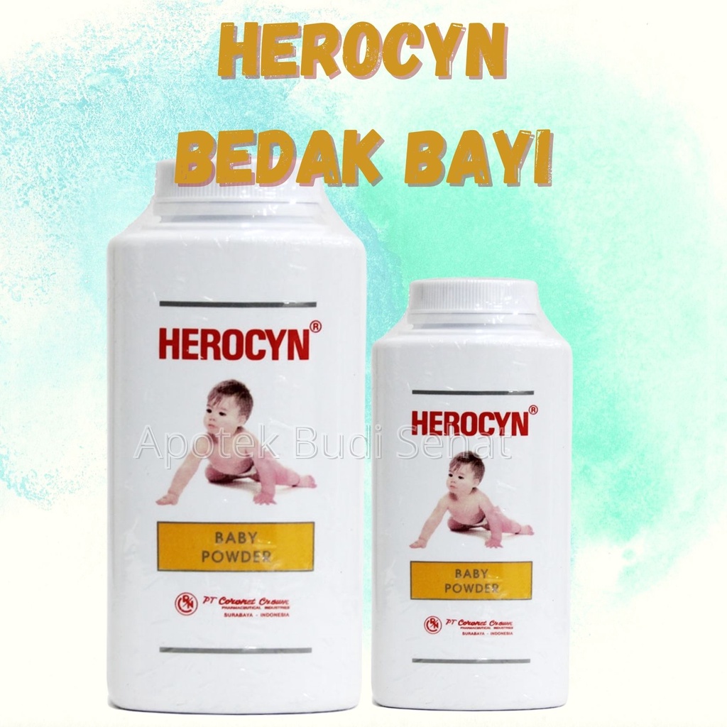 Herocyn Baby Powder Bedak Bayi Atasi Gatal Ruam Bayi Ruam Popok