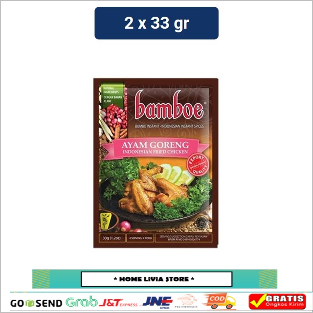 

Bamboe Bumbu Ayam Goreng 2 x 33 gr