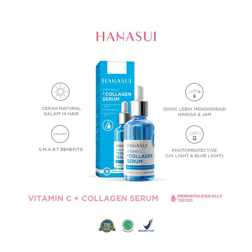 ✨ AKU MURAH ✨HANASUI Serum Vitamin C + Collagen Jaya Mandiri / BPOM NA18161900405