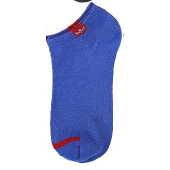 ❄ TMALL ❄ R156 Kaos Kaki Fashion Unisex Kaoskaki Warna Polos  Wanita Murah Semata kaki Socks Pendek-BIRU