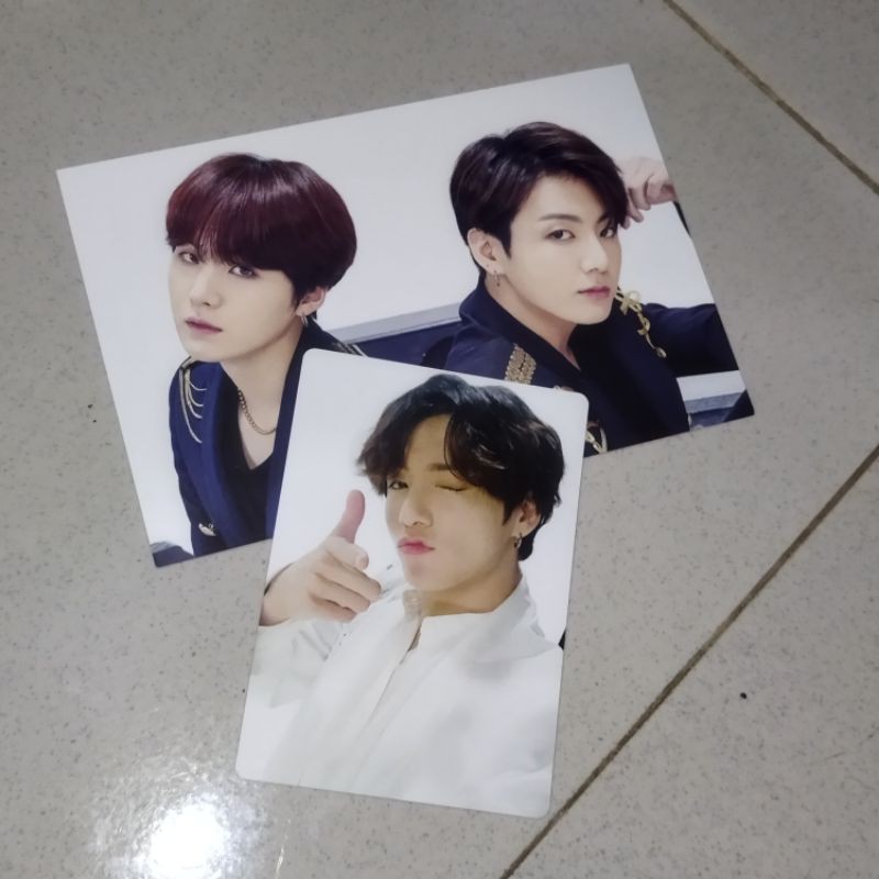 pc sys ring jk jungkook bundle postcard yoonkook official