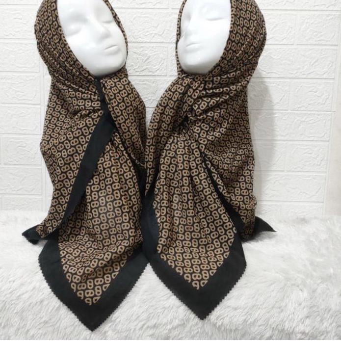 6.6 HARGA GROSIR  ECER VOAL MOTIF LASER PREMIUM PART 2 SEGIEMPAT DEENAY WEARING KLAMBI BUTTON SCARF 