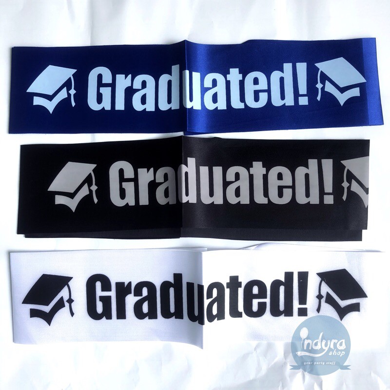 Selempang Wisuda / Selempang Sarjana / Sash Graduation / Graduated