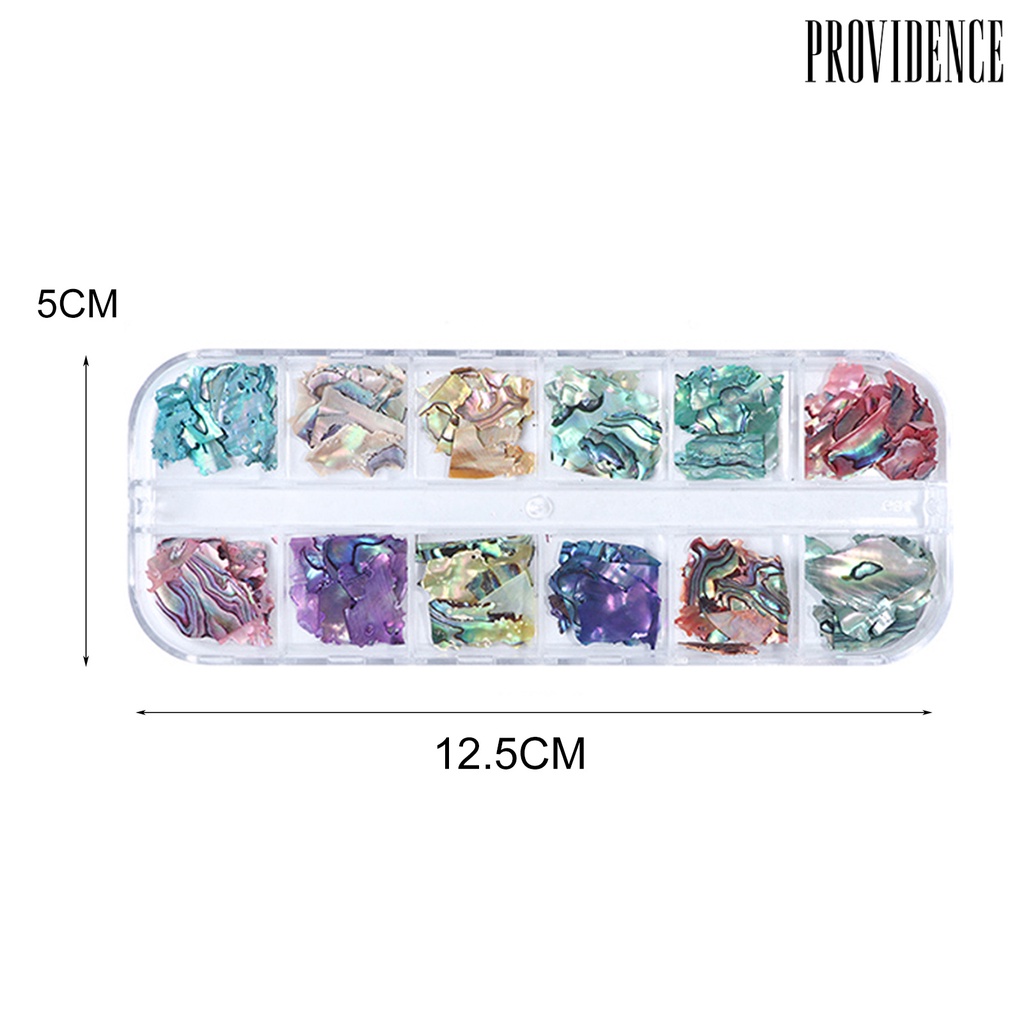 Providence 1Box Manicure Glitter Thin Convenient Artificial Stone Nail Art Shell Sequins for Photography