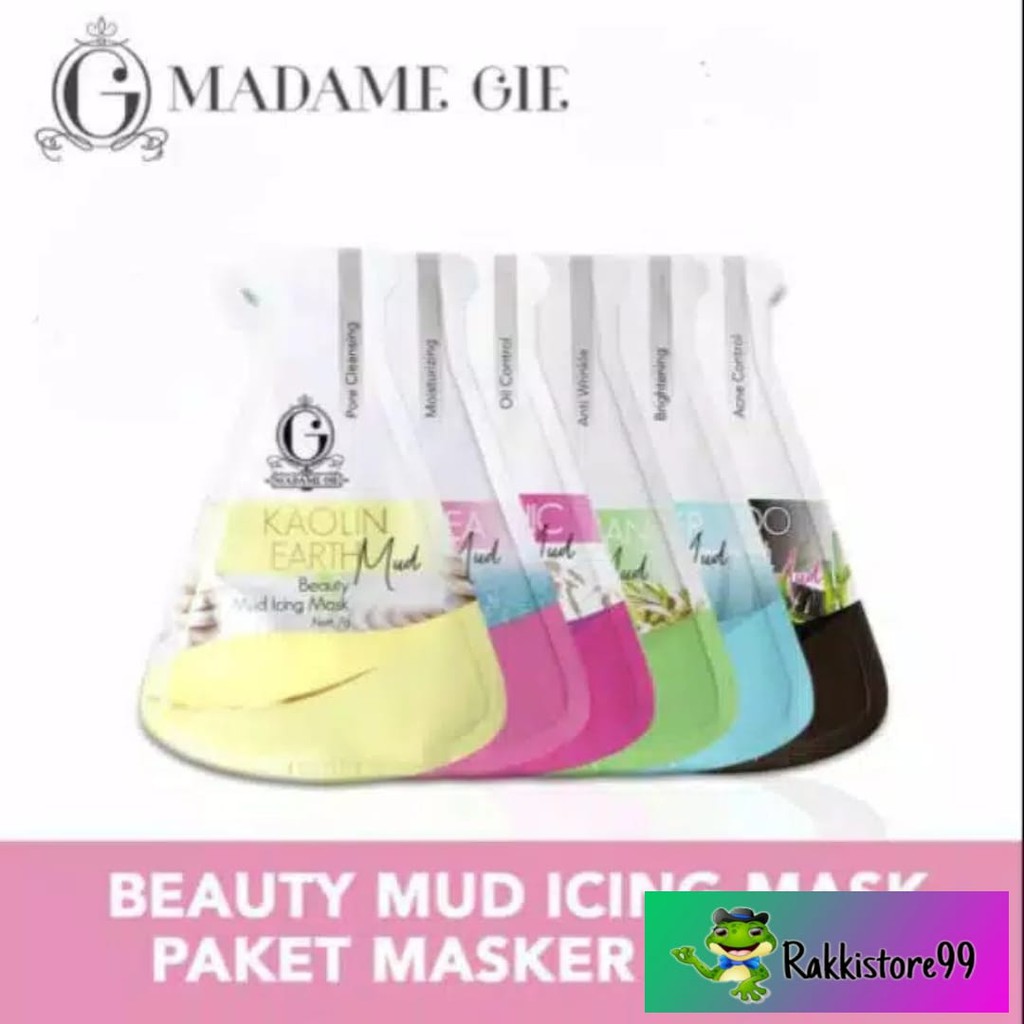 ❣️Rakkistore99❣️Madame Gie Beauty Mud Icing Mask ( Masker Sachet ) 7g (100% Original)