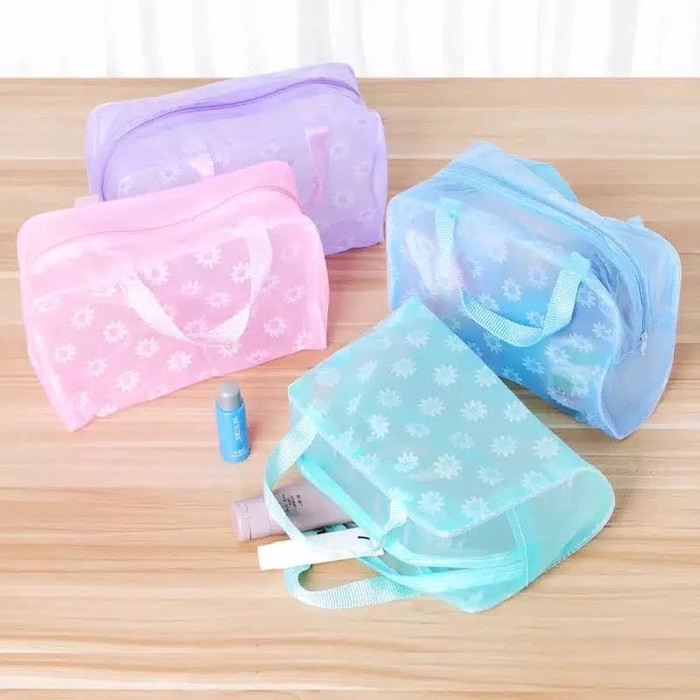 SerbaGrosirMurah Dompet Tas kosmetik Anti Air Cosmetic Organizer Travel Bag