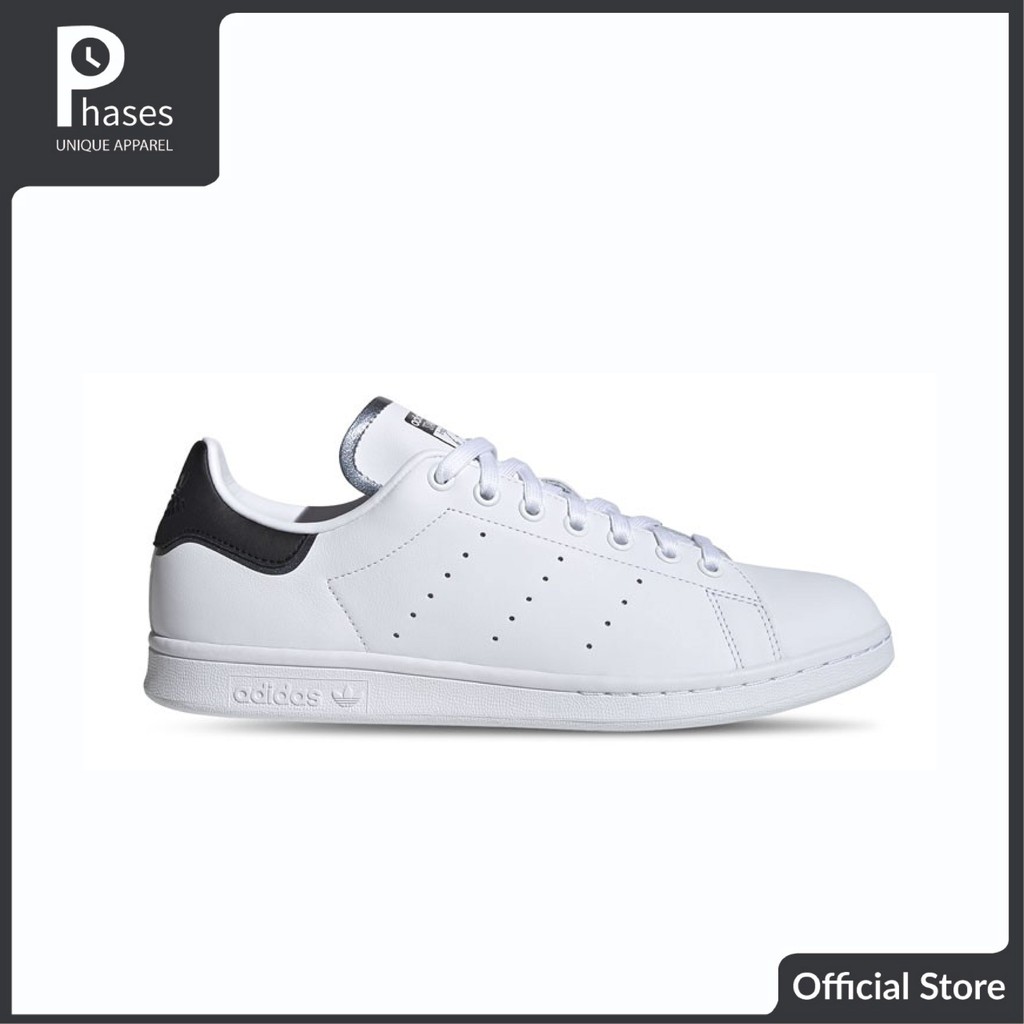 Adidas Stan Smith White Black Silver Original Import