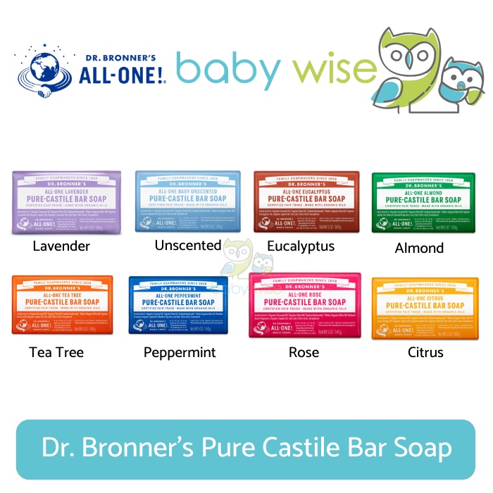Jual Dr. Bronner's Bronners Pure Castile Bar Soap - Sabun Mandi ...