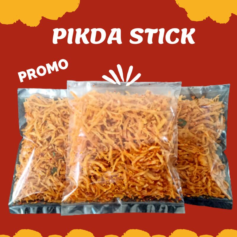 

SNACK CANDU PIKDA STICK PIKDA KERIPIK LADA PEDAS JERUK JUMBO 1KG