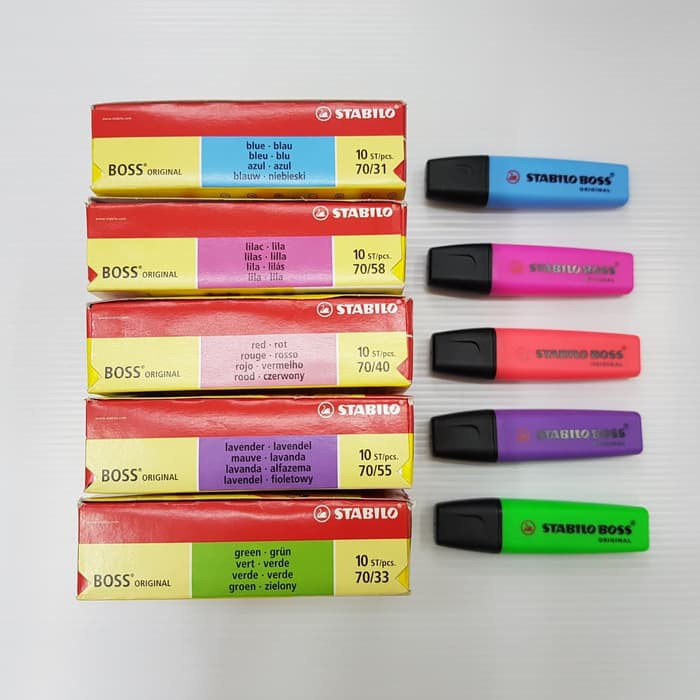 

JUAL STABILO STABILLO BOSS BOS HIGHLIGHTER - BIRU
