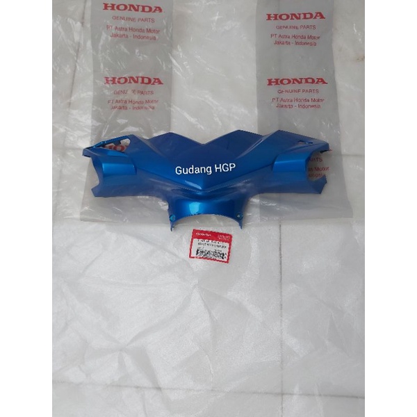 Cover Handle Front AS BL MT Blue Metalic Biru Muda Batok Honda Beat Karbu 2008-2009 53205-KVY-910ABM
