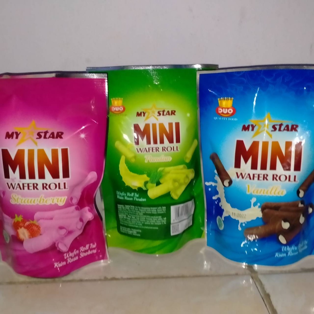 

MINI 40g RASA STROBERI, PANDAN, VANILLA