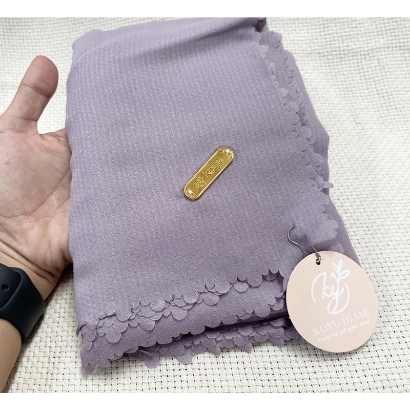 Hijab Segiempat Voal Nayla Terbaru-LAVENDER