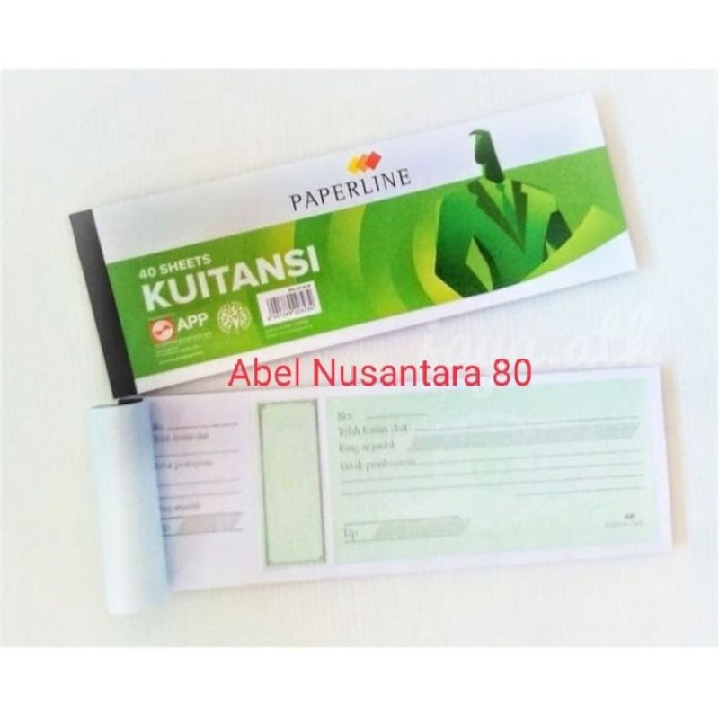 

Buku Kuitansi Paperline sedang ( tanggung ) isi 40 lembar