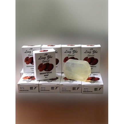[BPOM] CR Ling Zhe Transparent Soap 60gr / Sabun Ling Zhi / sabun cream lingzhi