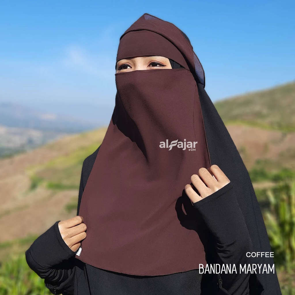 CADAR BANDANA PONI Maryam Polos Dua Layer by Alfajar