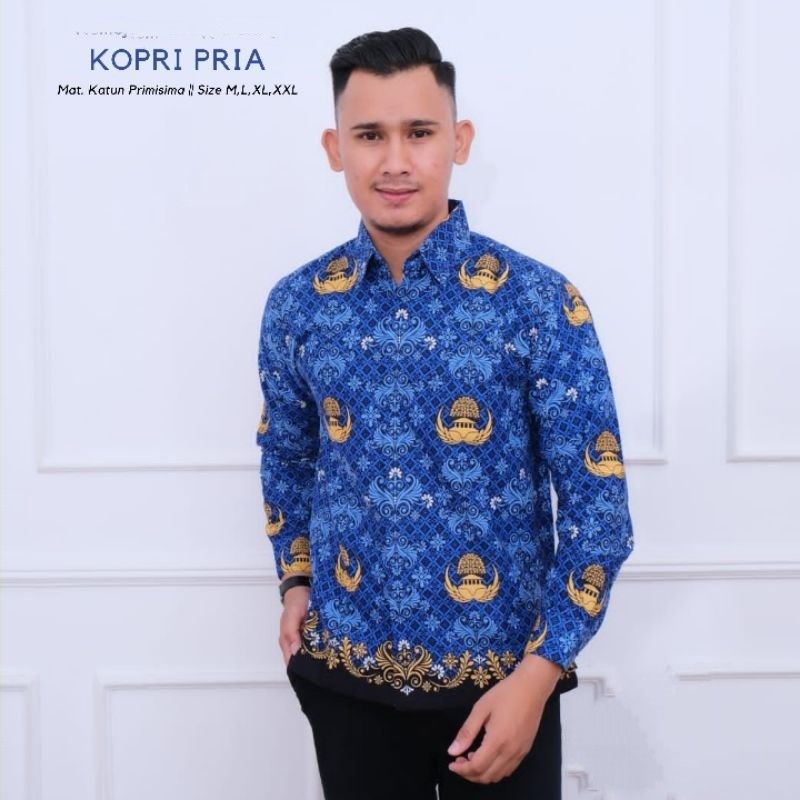 Kemeja Batik Korpri Terbaru 2022 Bahan Premium