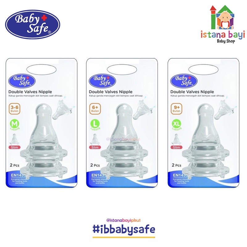 Baby safe Double Valves - Baby safe Dot/Baby safe nipple