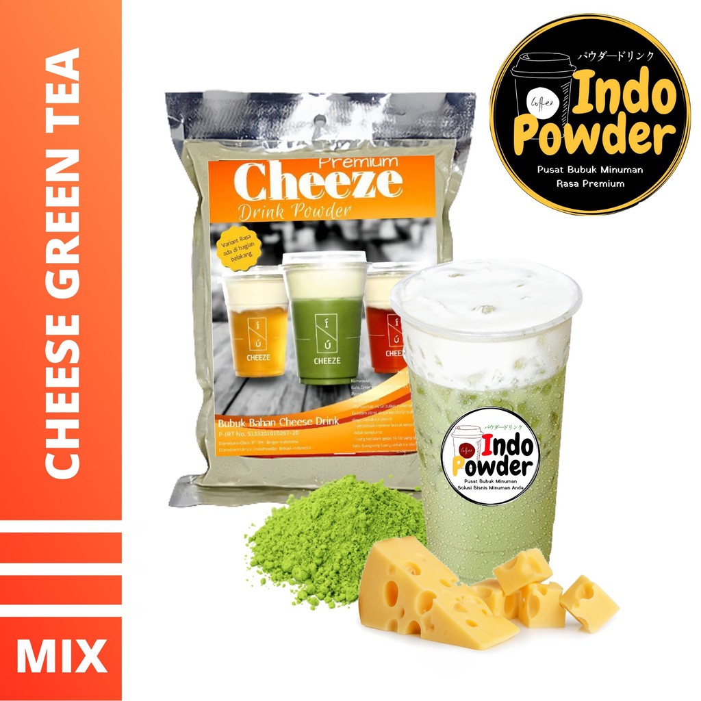 Bubuk Minuman CHEESE GREEN TEA 1Kg - Bubuk CHEESE GREEN TEA 1Kg - CHEESE GREEN TEA Bubuk 1Kg